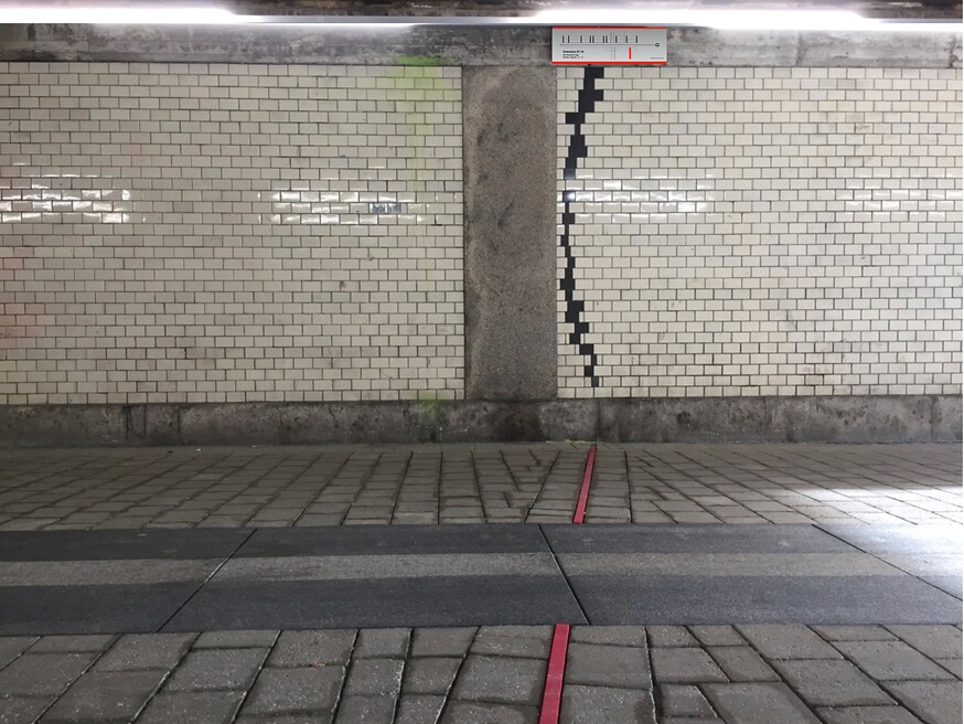 Der Klang der Fuge &ndash; <p><strong>Karl Br&ouml;ger-Tunnel N&uuml;rnberg</strong><br />Rote Fuge /&nbsp;Ost</p>