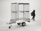 - Instant Housing Trailer - Year 2012 – IH Cageman Trailer 3000
Dimensions: 250 x 155 x 235 cm. Material: steel frame construction, aluminium construction. Perm. total weight: 750 kg.