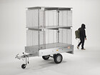 - Instant Housing Trailer - Year 2012 &ndash; IH Cageman&nbsp;Trailer&nbsp;3000
Dimensions: 250 x 155 x 235 cm. Material: steel frame construction, aluminium construction. Perm. total weight: 750 kg.